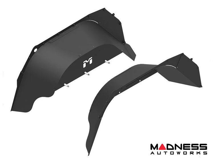 Jeep Gladiator Vented Replacement Inner Fender Well Aluminum Black